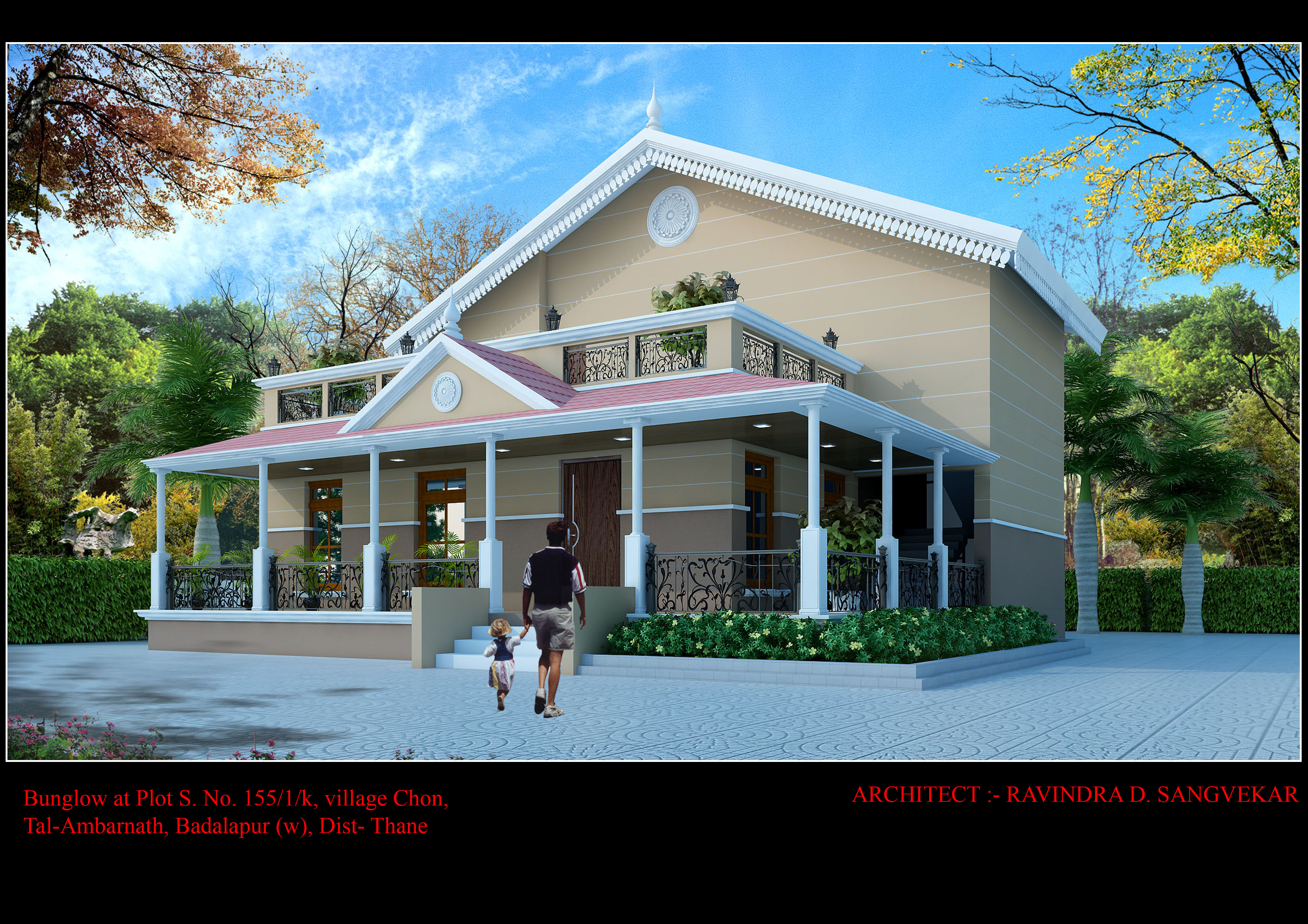 Contemporary Dual-Level Bungalow